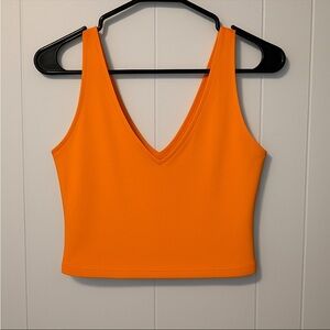 Cropped V-Neck Women's Top